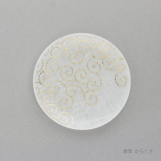 Haku Mamezara(11cm plate with traditional Japanese motifs) 箔豆皿 | toumei