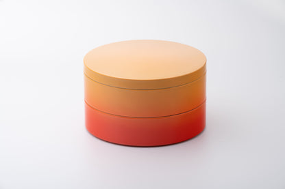 山中漆器 丸二段重｜Yamanaka Lacquerware Two-tier Bento Box