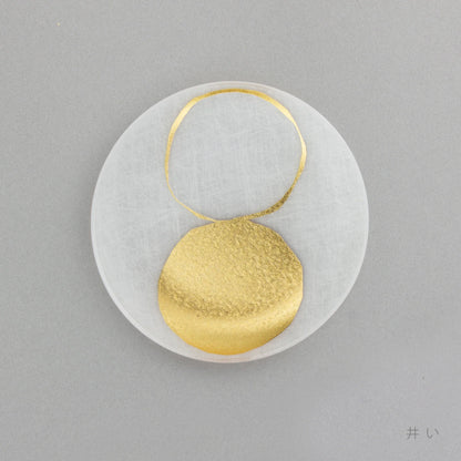 Haku Mamezara(11cm plate with traditional Japanese motifs) 箔豆皿 | toumei