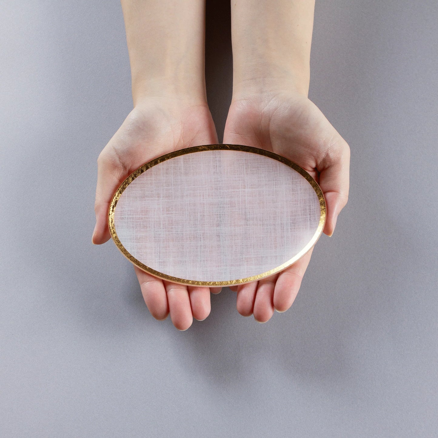 Haku Mamezara Moon Plate Set (15.5cm / Set of 3) | toumei