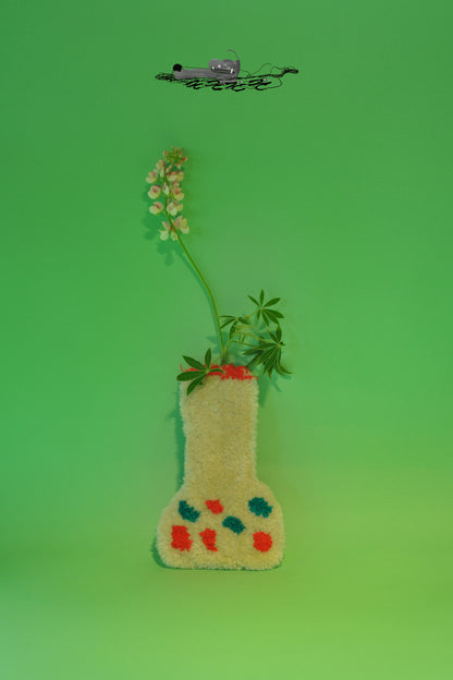 Tufted Flower Vase