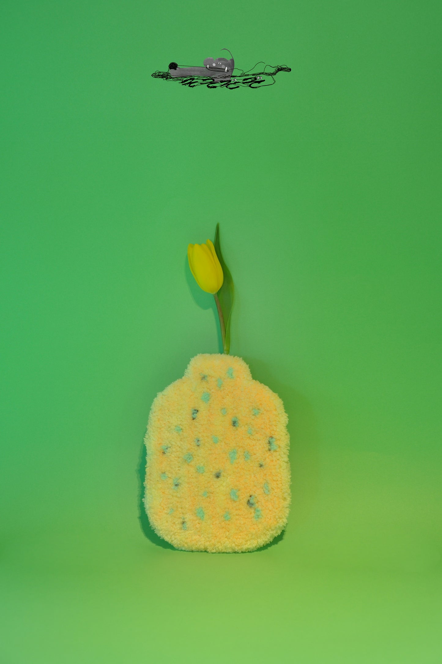 Tufted Flower Vase