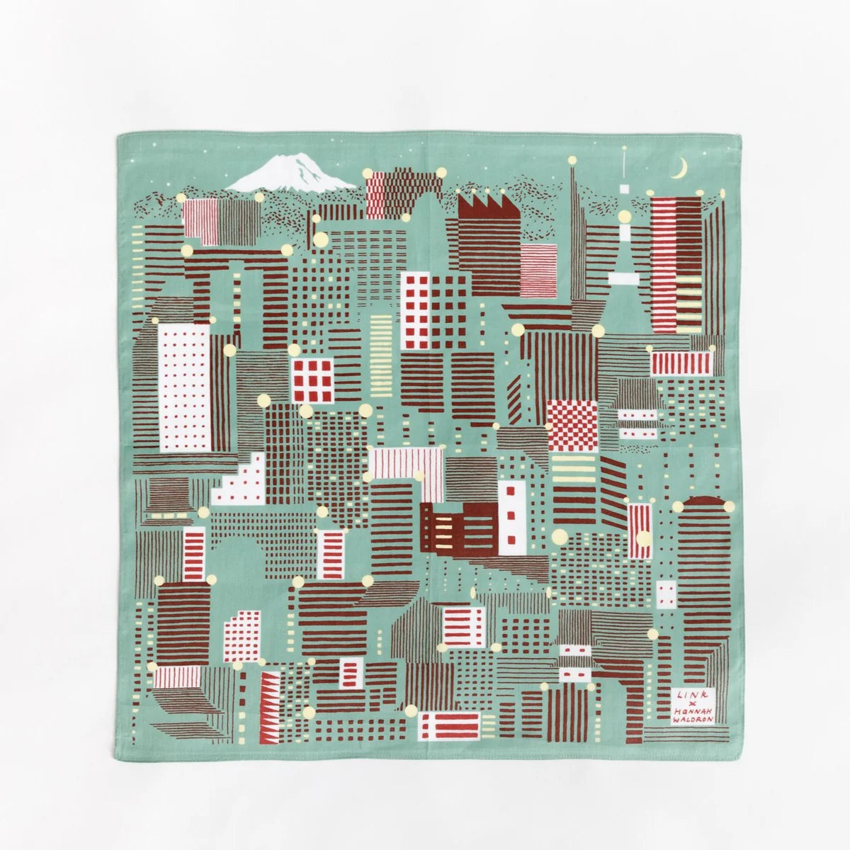 スカーフ・バンダナ｜Tokyo Furoshiki (matcha green,small size)
