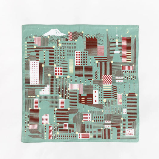 スカーフ・バンダナ｜Tokyo Furoshiki (matcha green,small size)