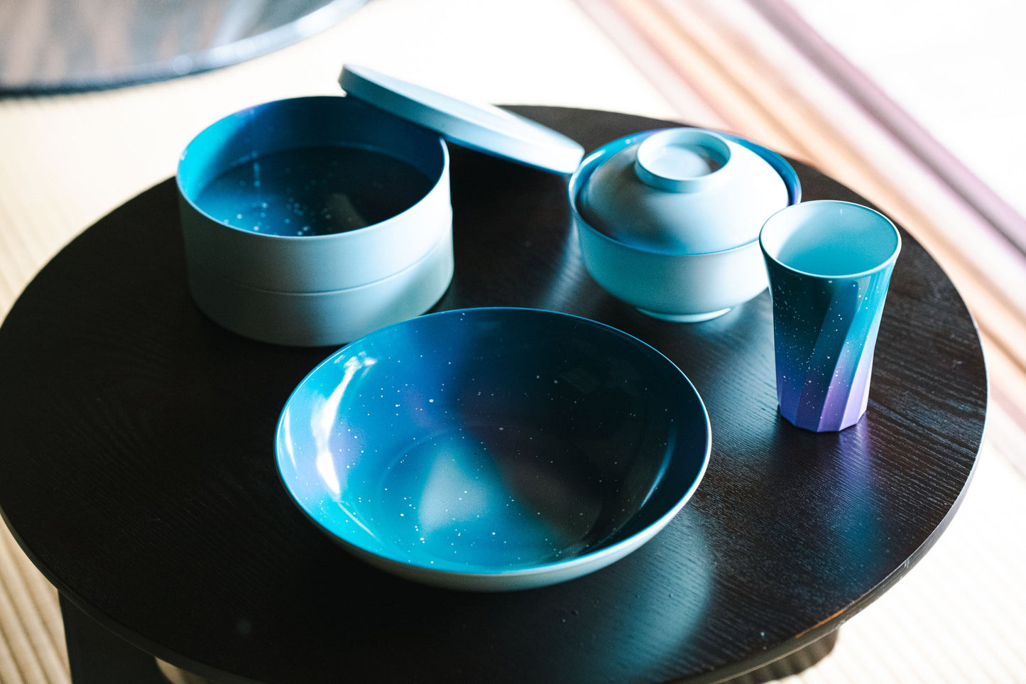 山中漆器 丸二段重｜Yamanaka Lacquerware Two-tier Bento Box