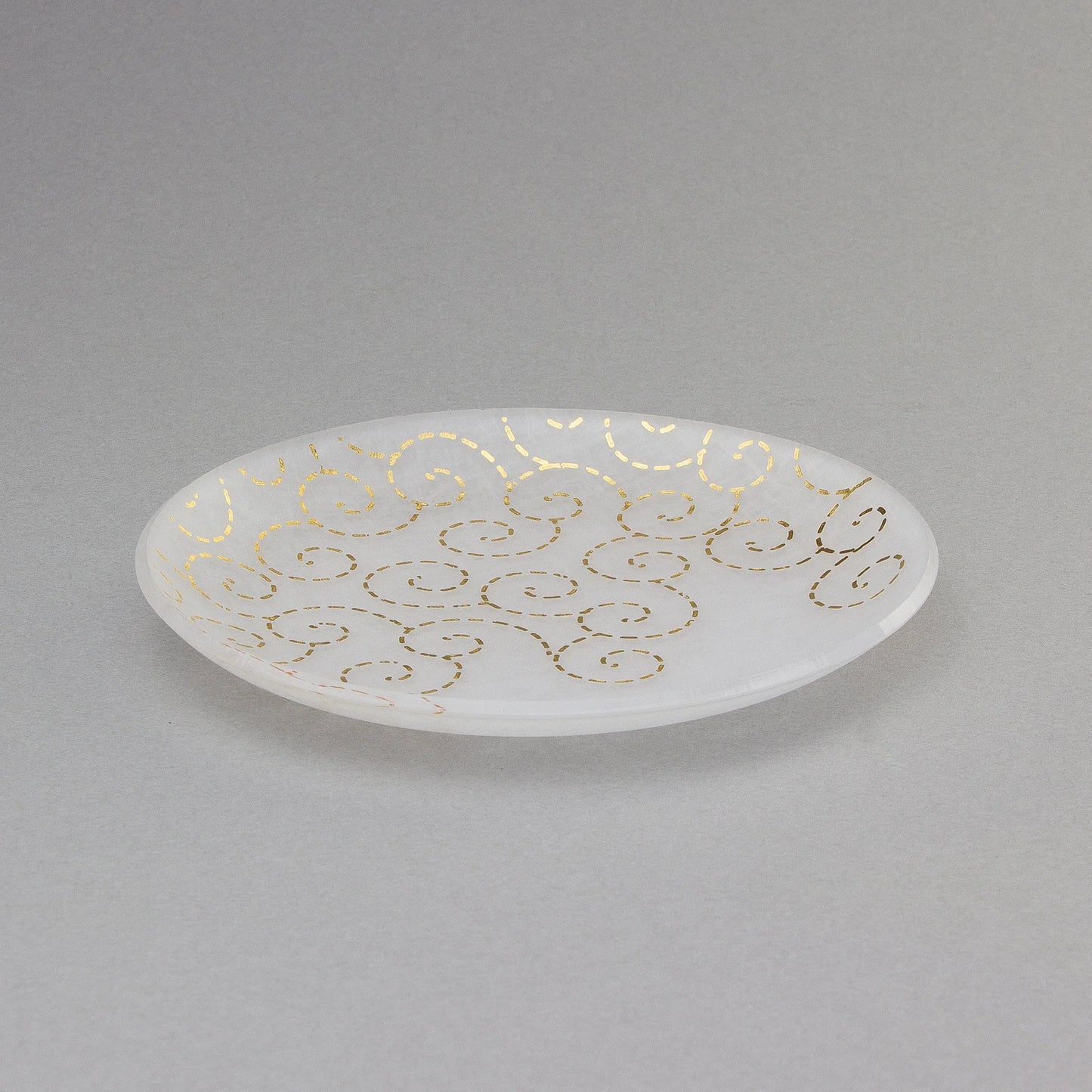 Haku Mamezara(11cm plate with traditional Japanese motifs) 箔豆皿 | toumei