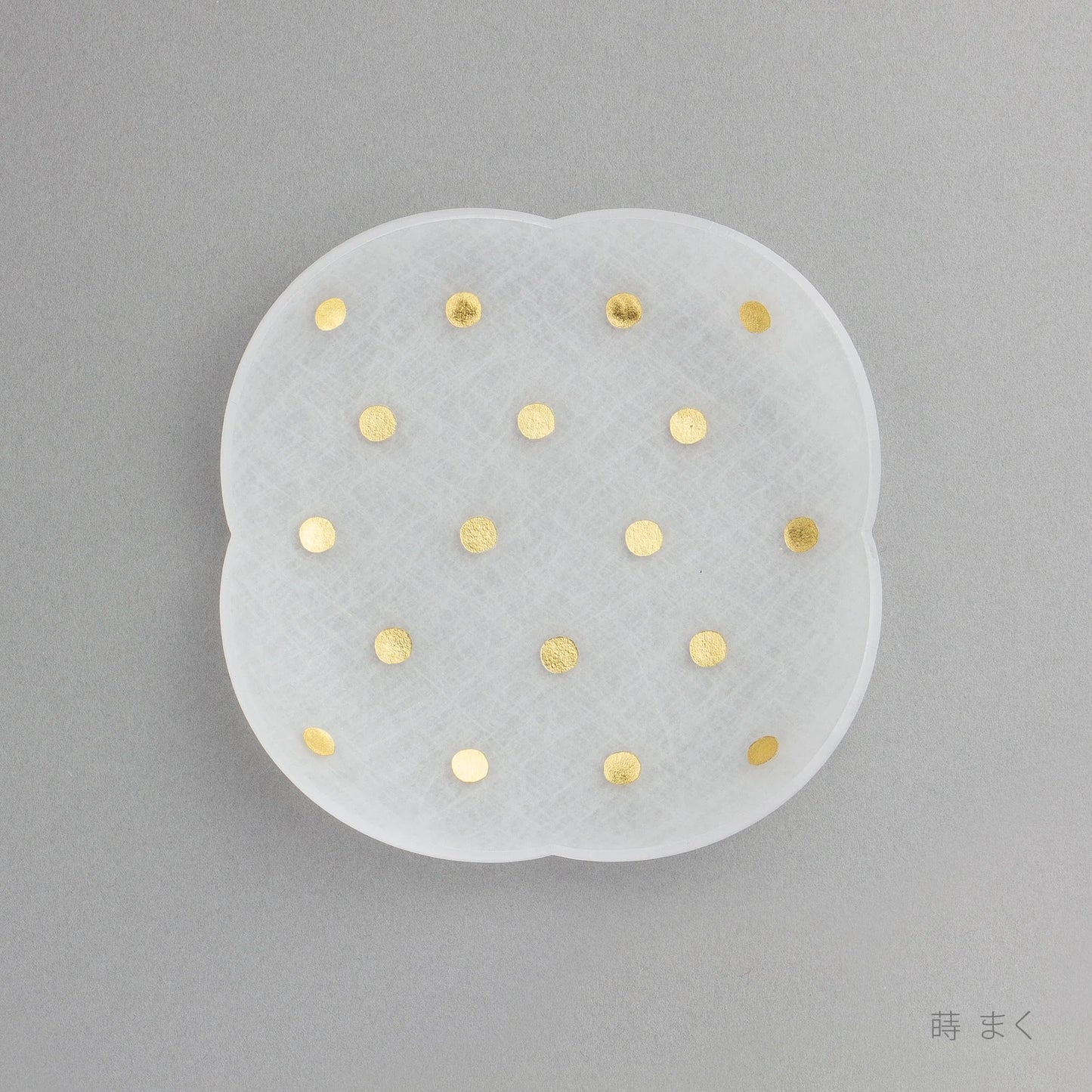 Haku Mamezara(11cm plate with traditional Japanese motifs) 箔豆皿 | toumei