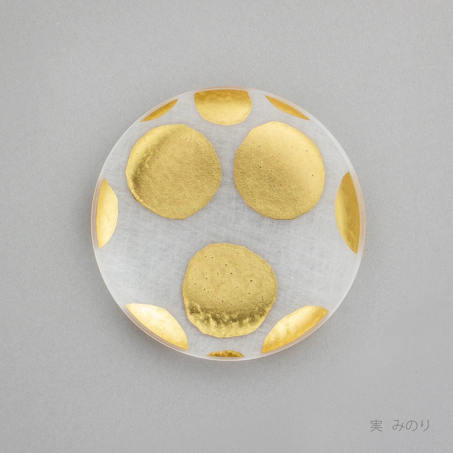 Haku Mamezara(11cm plate with traditional Japanese motifs) 箔豆皿 | toumei